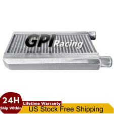 20x11x2 Front Mount Same Side Universal Turbo Intercooler Aluminum 2 Inoutlet