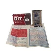 VTG New In Box Rit All Purpose Concentrated Tint & Dye Cocoa Brown 20