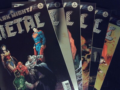 DARK NIGHTS: METAL (2017) Complete Set Of #1-6 Back Issues *Foil Covers*