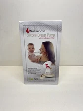 NatureBond Silicone Breastfeeding Manual Breast Pump Milk Saver Suction.