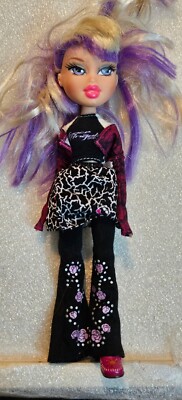 Bratz MGA Live In Concert Dana Space Angelz Purple Eyes 2001 Redress Ooak C377G 