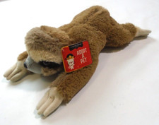 FAO Schwarz Adopt A Pet Sloth 15  Super Soft Plush w/Tag No Papers