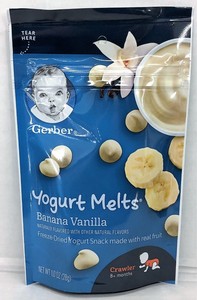gerber yogurt melts banana vanilla