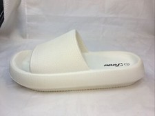 FOREVER-MEEK-WHITE Women SLIPPER Sandal Slide PILLOW CLOUD ULTRA THICK CUSHION