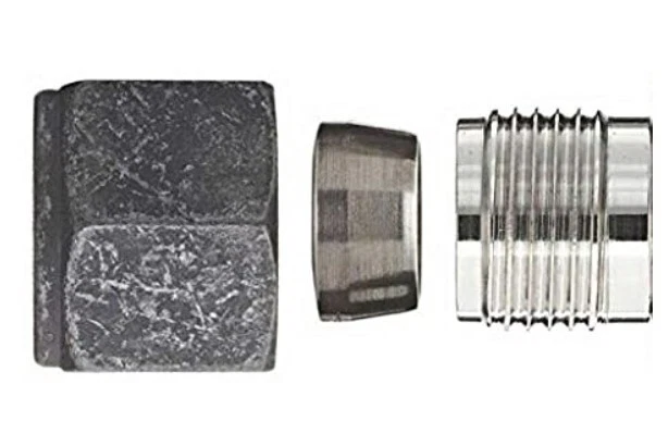 1/2 Tube x 1/2 MNPT 316ss Male Bulkhead Connector Parker CPI 8-8 FH2BZ-SS - Image 2 of 2