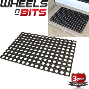 NEU Außenbereich Gummiring Eingang Boden Fußmatte schwarz Garten