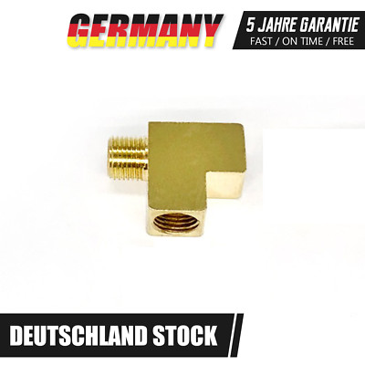 Winkeladapter M10x1 T-Verteiler Öldruckgeber Anschluss Öldruckmesser Öldruck