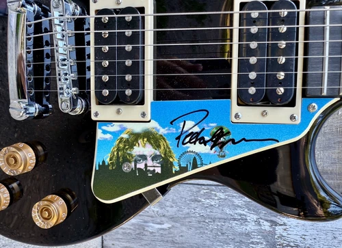 Peter Frampton SIGNED Epiphone Les Paul 100 Electric Guitar 2019 Farewell VIP