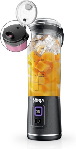 Ninja Blast Portable Blender | 18oz Cordless, USB-C, Leakproof, BPA-Free, Black