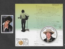 Product Image: Bob Dylan-Music-Rock-Folk-stamp sheet-2016 Mali+ Gambia(1)