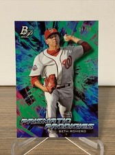 2018 Bowman Platinum Platinum Prismatic Prodigies Green /99 Seth Romero #PPP-31