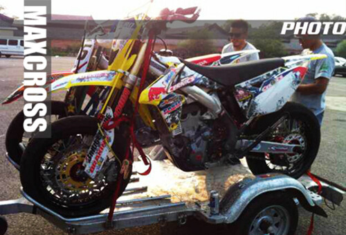 SUZUKI RM-Z 450 RMZ 450 2008-2017 RMX-Z 450 2010-2020 MAXCROSS GRAPHICS KIT NH1 - Picture 4 of 6