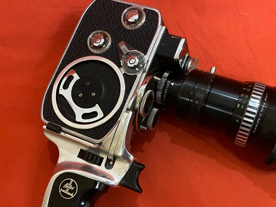 CÁMARA DE CINE BOLEX PAILLARD SCHNEIDER KREUZNACH ÓPTICA HECHA EN SUIZA FUNCIONANDO Foto 4 de 4