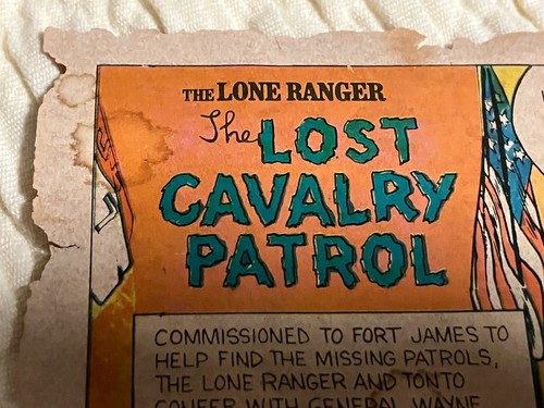 LONE RANGER LOST CABALLERY PATROL SORTEO PROMOCIÓN GABRIEL HUBLEY MINI CÓMIC 1973 - Imagen 2 de 9