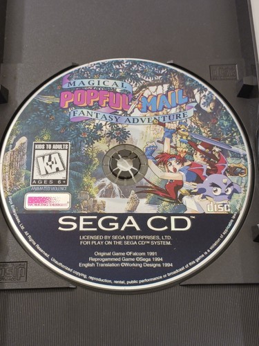 Popful Mail Sega CD 1995 Magical Fantasy Adventure CIB Rare - Picture 9 of 23