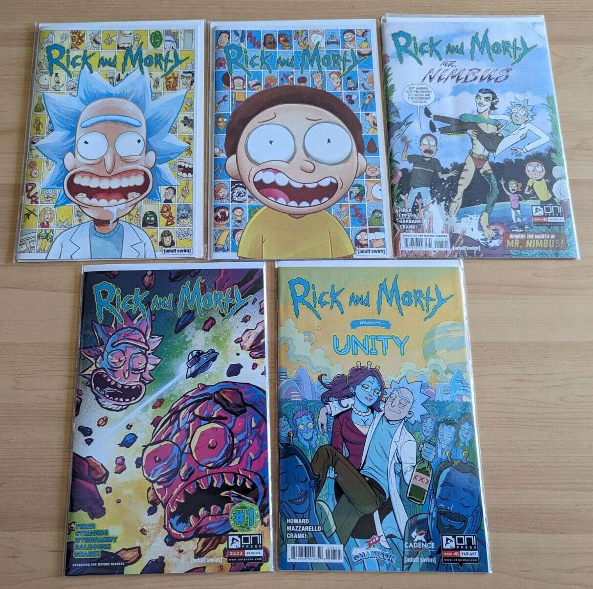 Rick and morty comic book lot. 2022 COMIC BOOKS ONI PRESS