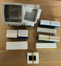 GAF PANA- VUE AUTOMATIC Tabletop Slide Projector [With Job-lot Of Slides]