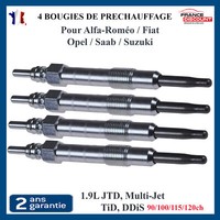 4 -Kerze VorwäRmung FüR Alfa 147 159 Fiat Bravo Doblo Punto 1,9 1,9L JTD