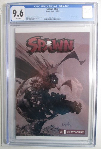 9.6 NM+ SPAWN #138 September 2004 WHITE PAGES Image Comics CGC Graded Slab Case
