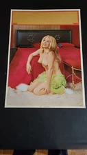 1950’s 12 X 17 1/2 Color  Poster Size Sexy Pinup Risque #5647