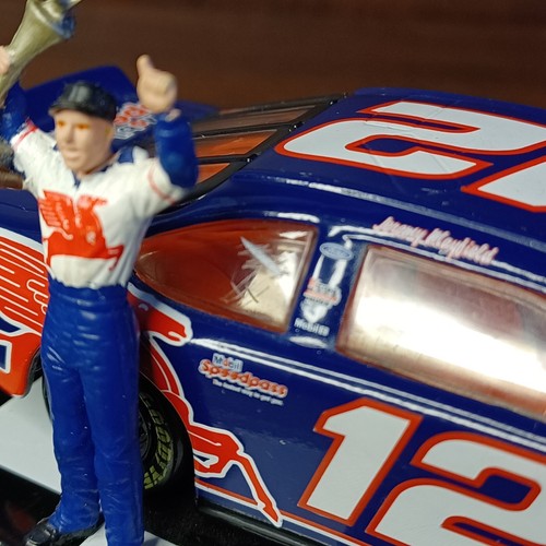 Nascar Jeremy Mayfield Diecast Car On Stand With Figure. Pocono 500 1998, B1219 - Picture 6 of 11
