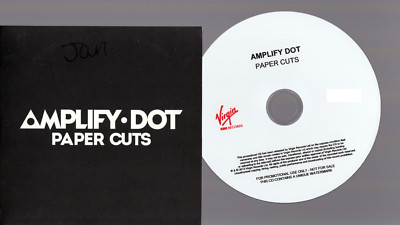 Amplify Dot VERY RARE UNRELEASED PROMO CD ALBUM Paper Cuts