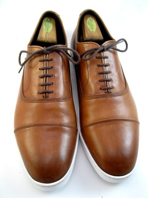 Allen Edmonds "PARK AVENUE" Men's Leather Oxford Dress Sneakers 11 D Chili(483N)