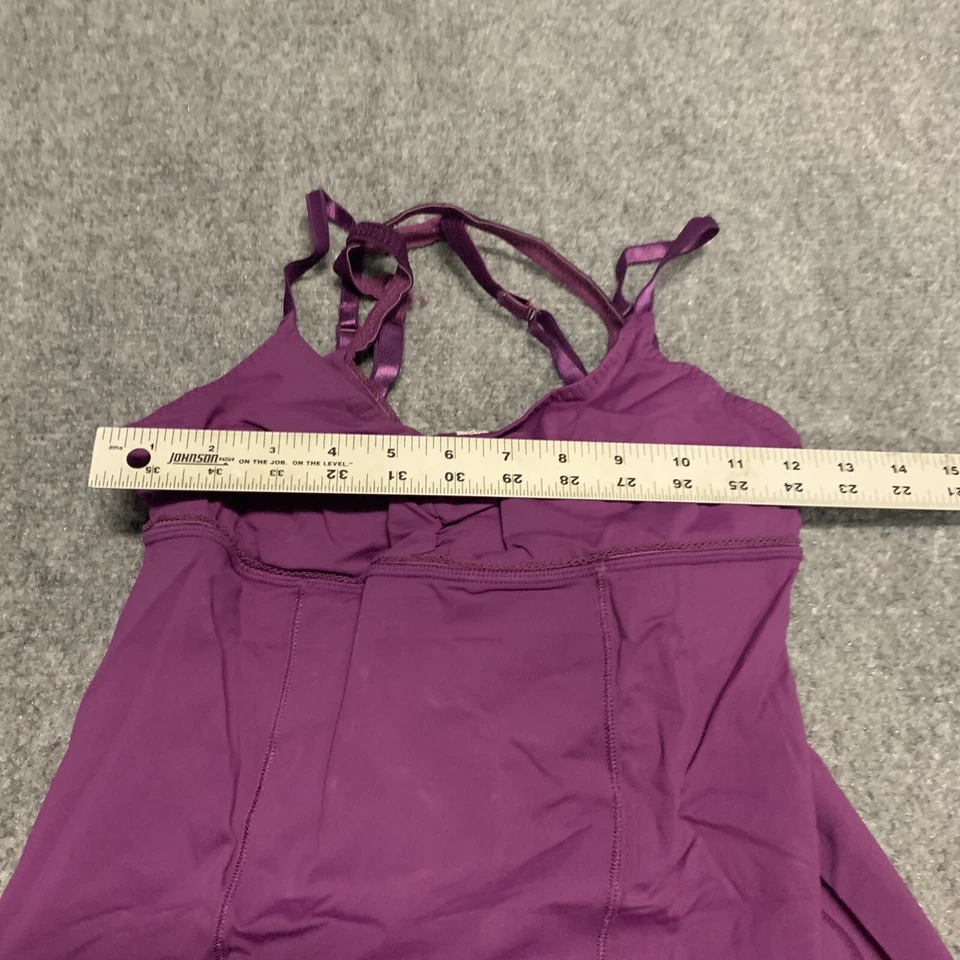 Camiseta sin mangas para mujer LULULEMON Athletica talla 6 atletismo entrenamiento gimnasio senderismo Gorp Foto 3 de 4