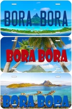 Bora Bora Novelty Car License Plate
