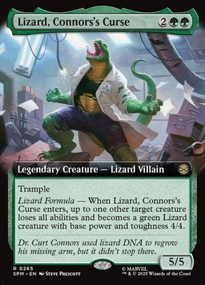 MTG Lizard, Connors's Curse (265/314) Marvel's Spider-Man LP