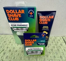 Dollar Shave Club Razor Cover/Shave Butter/Handle/6-Blade Cartridges Shaving Set