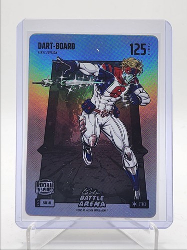 JAXSON DART DART-BOARD 2026 BO JACKSON BATTLE ARENA STEEL 1ST RC SILVER B Q5918