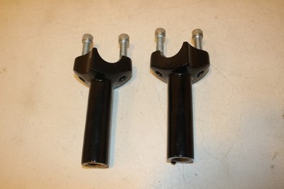 HARLEY DAVIDSON OEM GLOSS BLACK 3 1/2'' STRAIGHT RISERS FOR 1'' BARS  