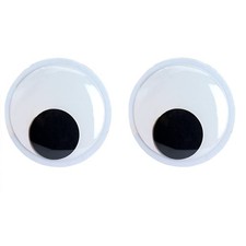 2PCS 5 Inch Extra Large Googly Eyes with Self Adhesive Black Large Gaint Googly