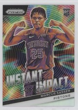 2023-24 Panini Prizm Instant Impact Silver Prizm Marcus Sasser #22 3pu