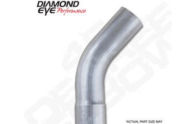Diamond Eye 524521 Elbow 4'' 45 Degrees 409 Stainless Steel