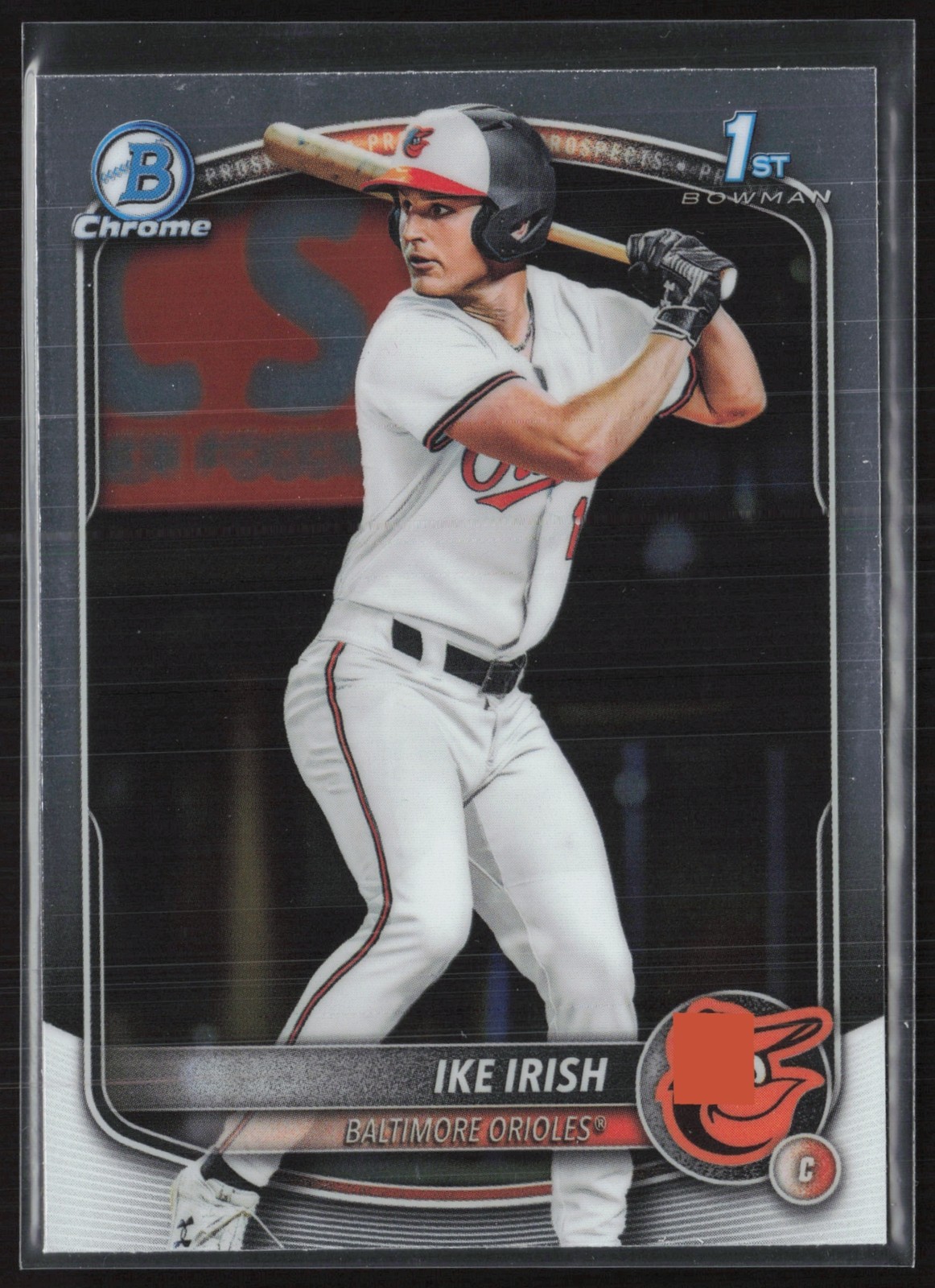 2025 Bowman Draft Ike Irish Chrome Baltimore Orioles #BDC-16 1st Prospect