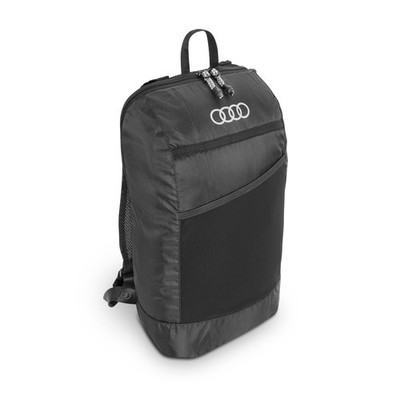 Original Audi Rucksack faltbar, schwarz