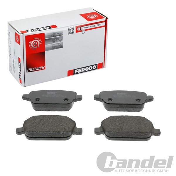 Ferodo ECO-FRICTION BremsbelÄGe Hinten Passend FüR Ford Focus Galaxy Kuga Mondeo-image