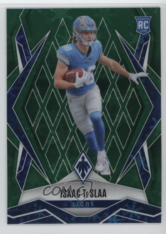 2025 Panini Phoenix Rookies Green Winter 26/149 Isaac TeSlaa #189 0i1b