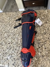 Ochraniacze na nogi Nike Diamond Elite Baseball Catcher niebieskie pomarańczowe rozmiar 16" FB3321-435