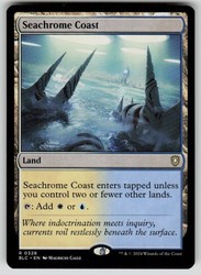 Seachrome Coast 328/356 Rare Land Commander: Bloomburrow MTG