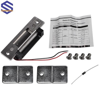 Heavy Duty Electric Door Strike Lock 12VDC ANSI Standard Fail-Secure/Fail-Safe
