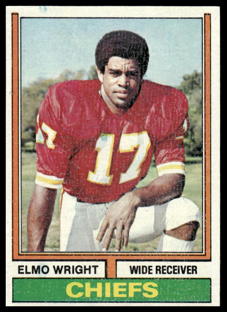 Elmo Wright Rookie 1974 Topps #34 Kansas City Chiefs