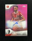 2022-23 Topps Chrome Bundesliga Pink #BCA-VG Vincenzo Grifo Auto 30/150