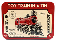 Westminster Toy Train in a Tin Old No 9 Express 3901 Battery Powered