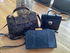 Konvolut 3 Damen Umhängetaschen, Handtaschen, teilweise antik