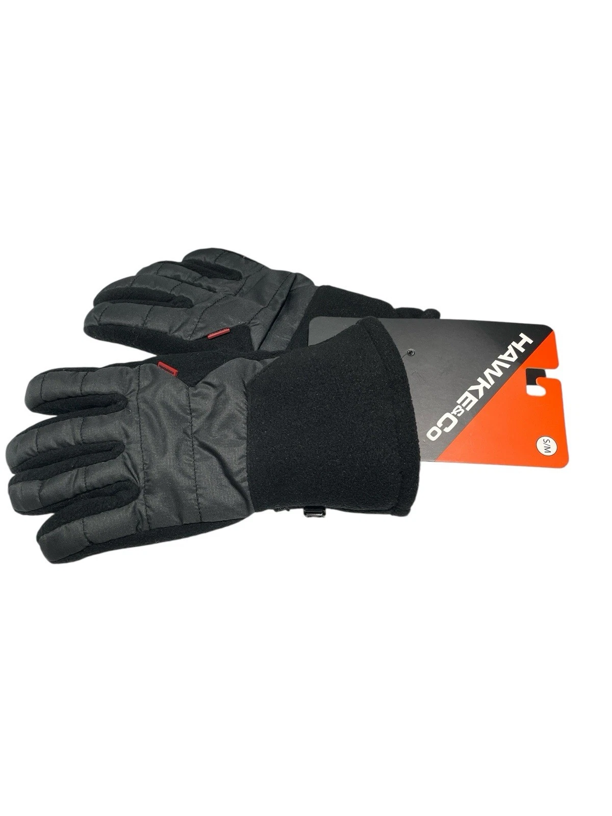 Hawke&Co Men's Winter Gloves Mid-Weight Field Lightweight Size S/M Carbon