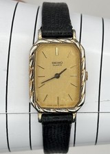 Vintage SEIKO Socie 2320-5440 Gold Tone Quartz Women's Watch 7.26