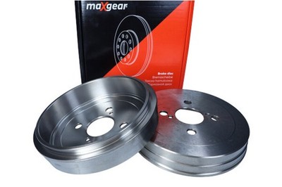 2x MAXGEAR Bremstrommel 19-1351 für YARIS TOYOTA SCP10_ SCP10R SCP12_ SCP13_